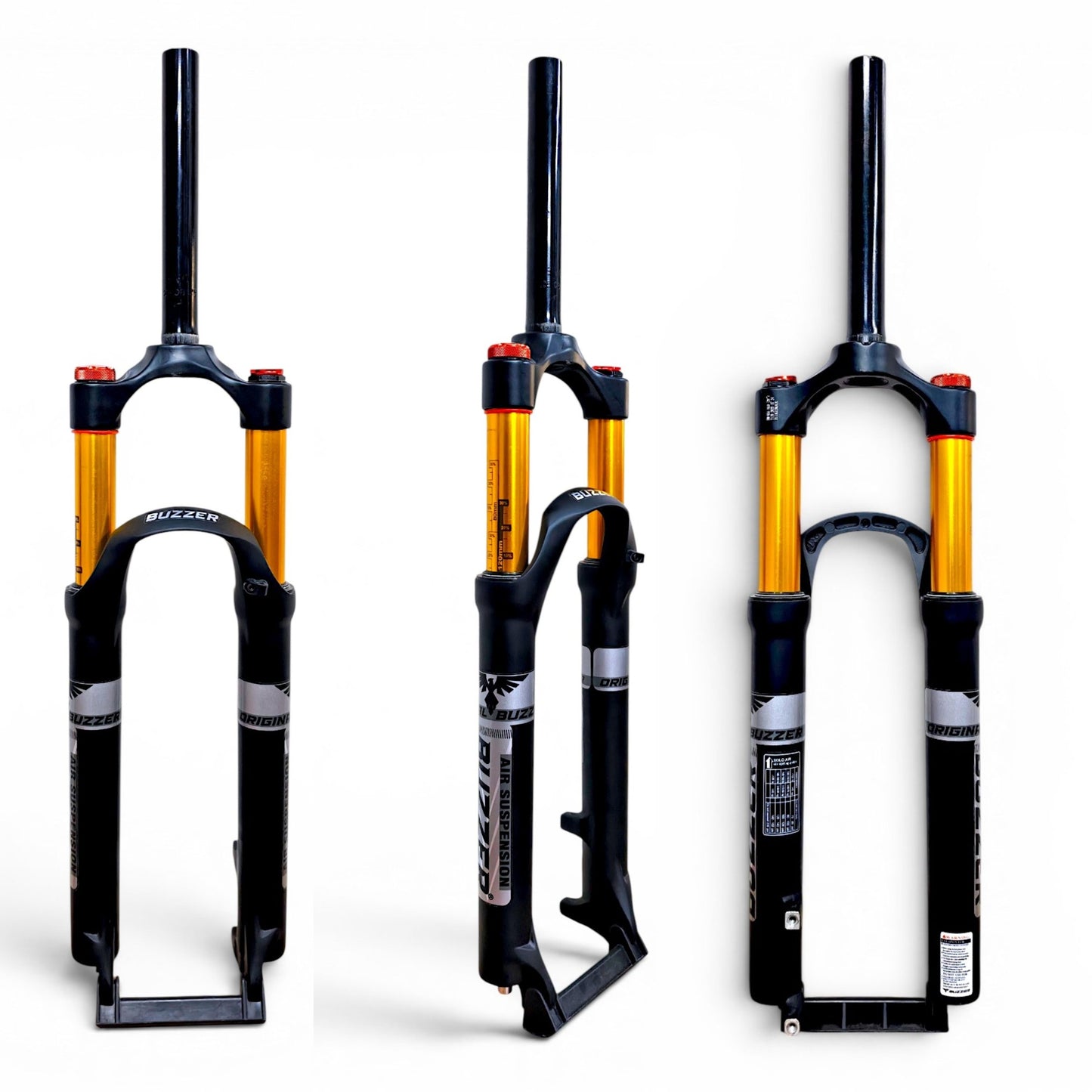 Premium Air Suspension Bicycle Fork | 120mm Travel | Lockout & Compression Adjustment | Lightweight Alloy MTB Fork