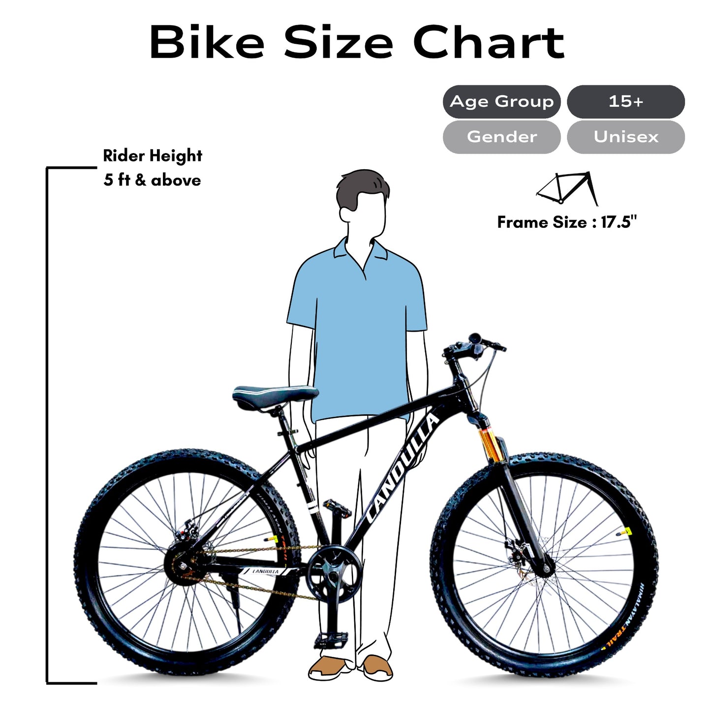 ALLOY 6061 BLACK HAWK Single Speed MTB Mountain Bike 27.5"