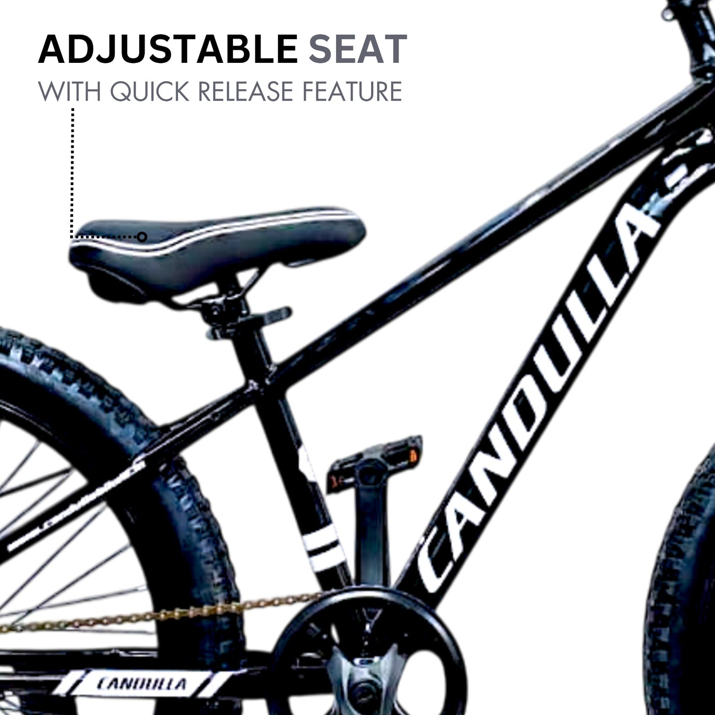 BLACK HAWK Single Speed MTB Mountain Bike 24"