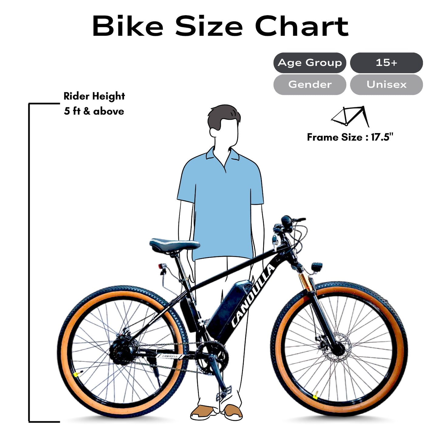 Black Hawk Electric Bike | 7.8Ah Battery | Up to 40Km Range | Removable Battery