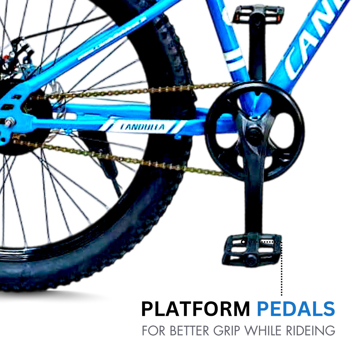 GLACIER Single Speed MTB Mountain Bike 24"