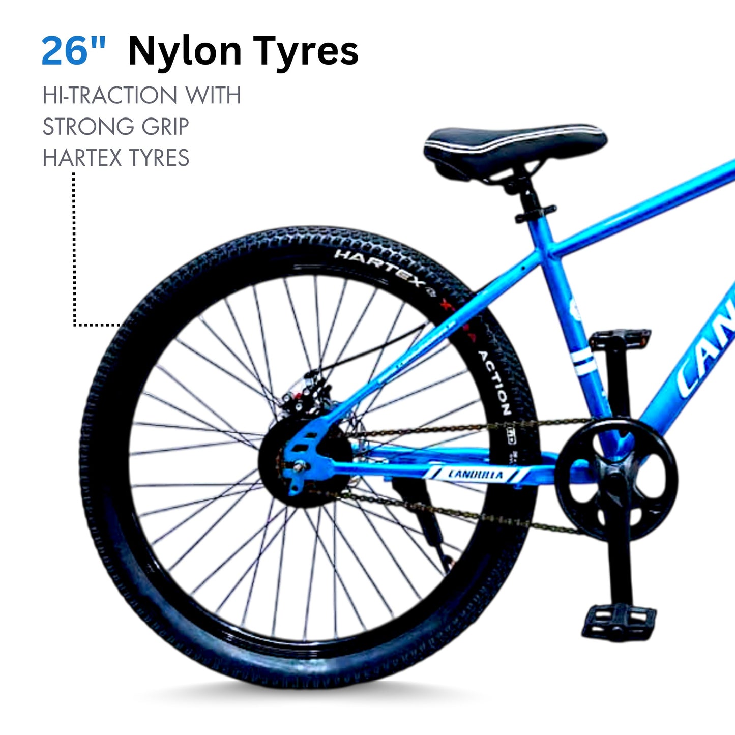 GLACIER Single Speed MTB Mountain Bike 26"