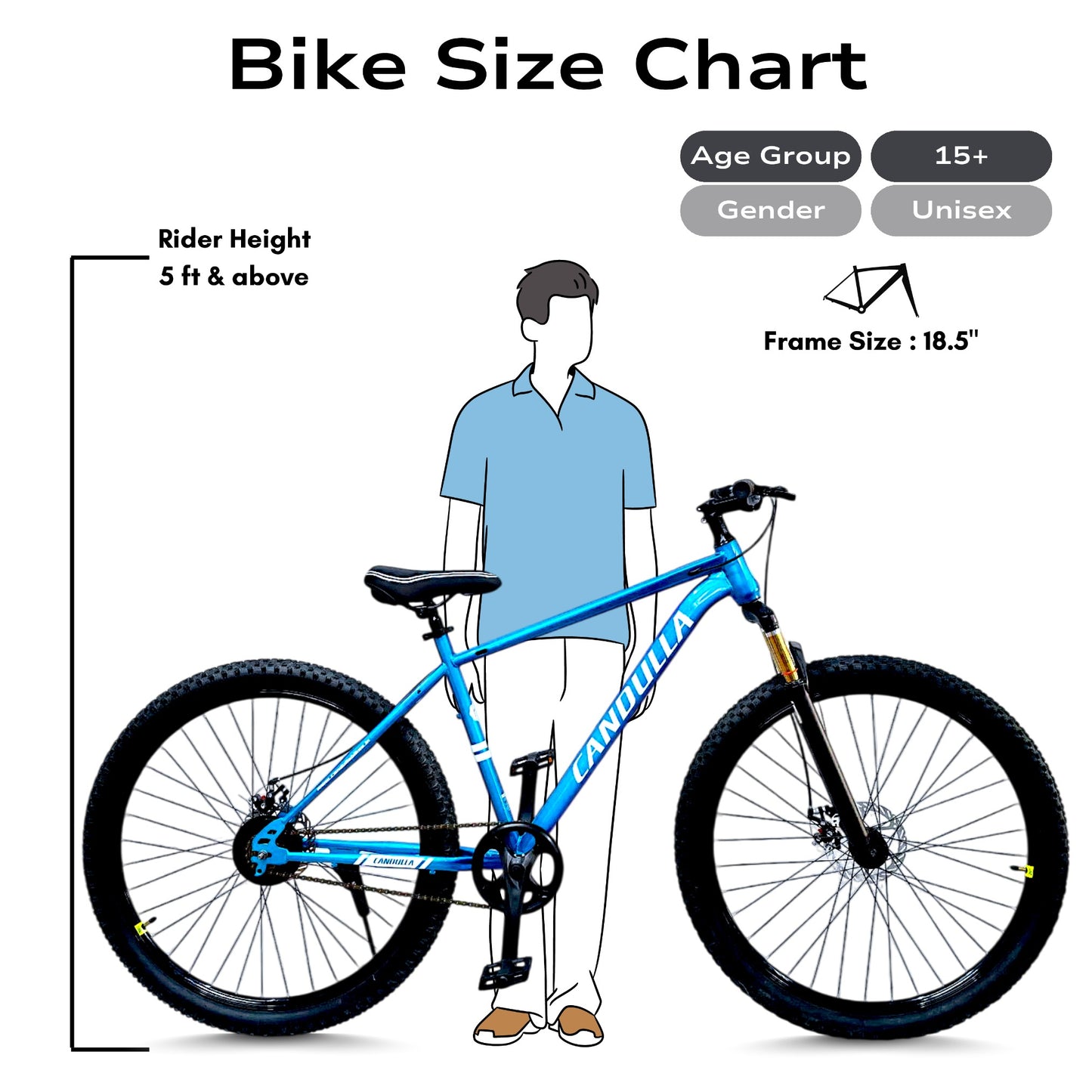 GLACIER Single Speed MTB Mountain Bike 29"
