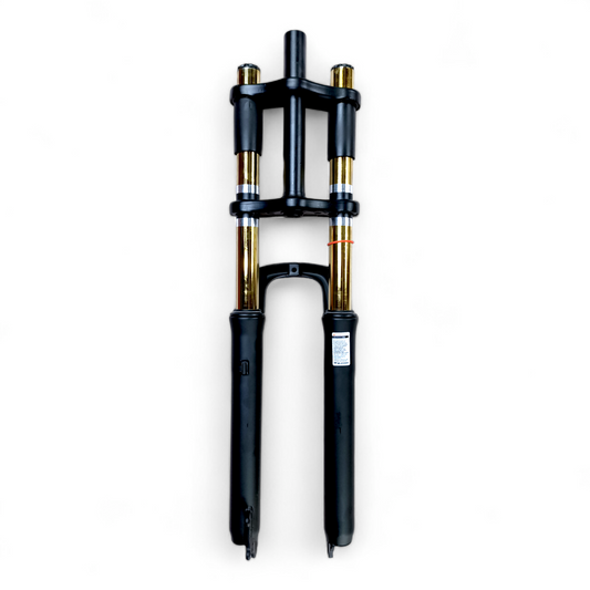 DOUBLE CROWN SUSPENSION FORK 29″ & 27.5" GOLDEN INNER THREADLESS 28.6X38X210MM