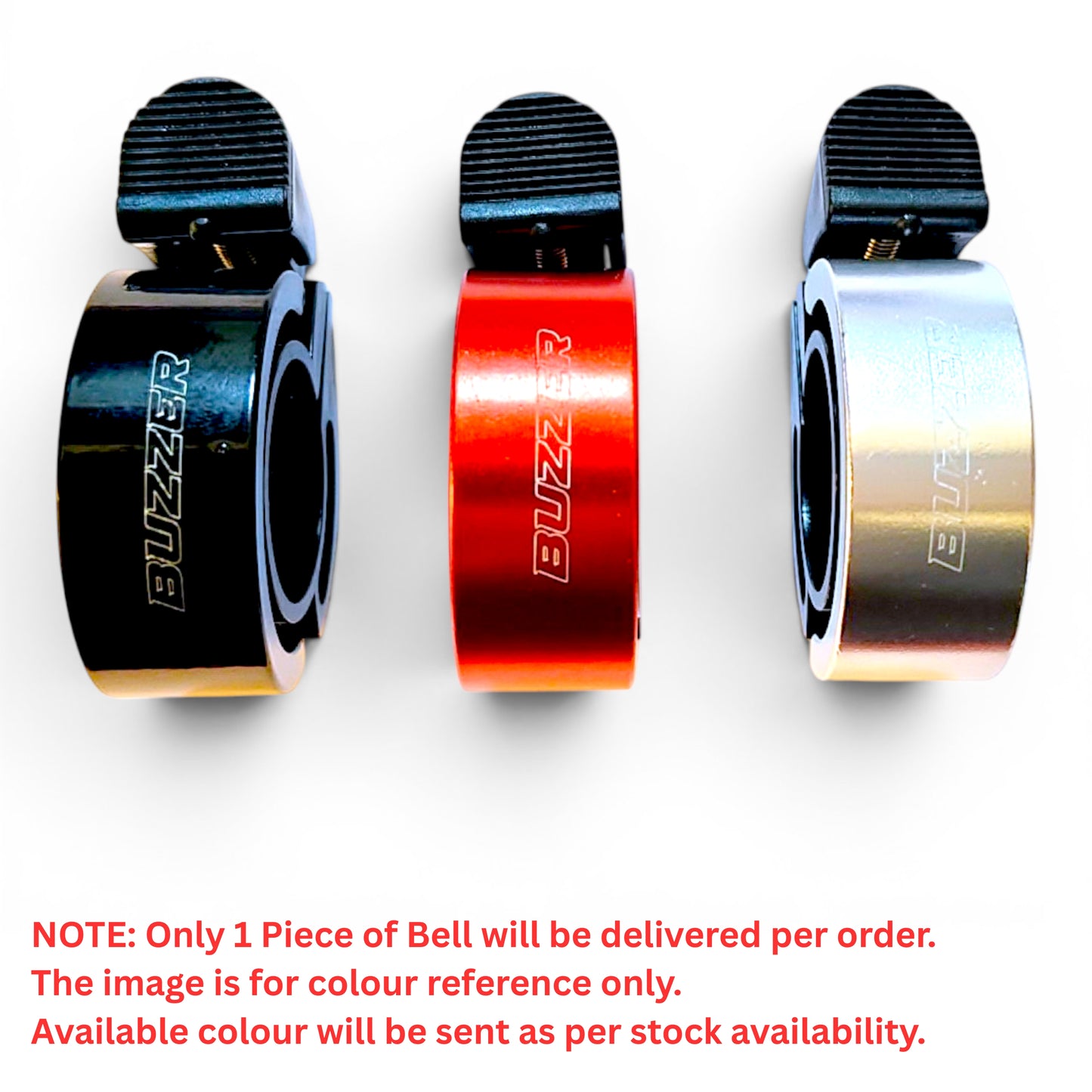 Bicycle Finger Bell | Mini Handlebar Cycle Bell | Lightweight Aluminum Bike Ring Bell