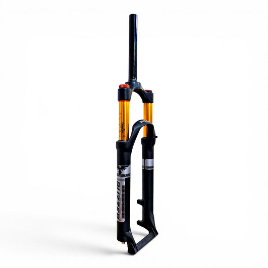 Premium Air Suspension Bicycle Fork | 120mm Travel | Lockout & Compression Adjustment | Lightweight Alloy MTB Fork