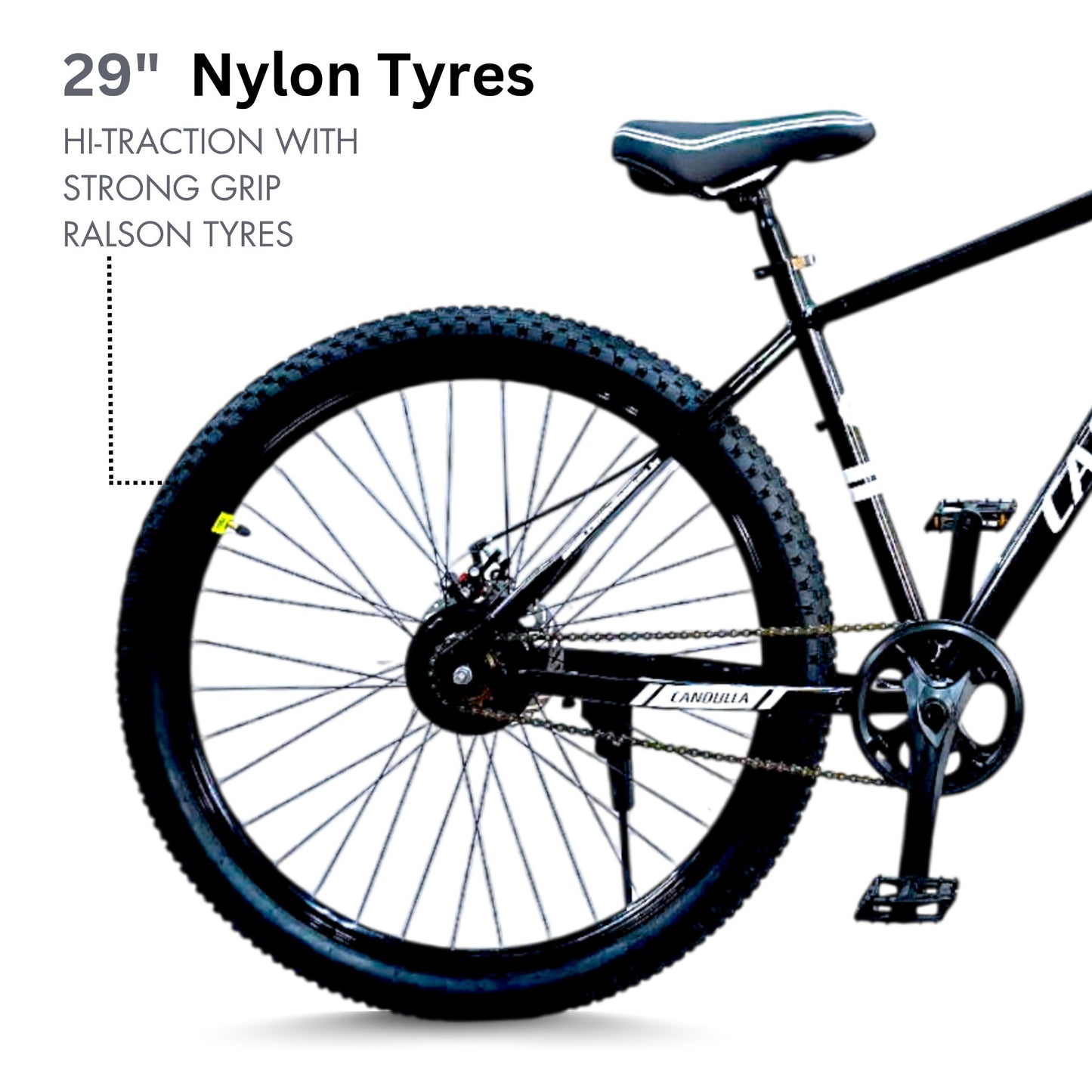 ALLOY 6061 BLACK HAWK Single Speed MTB Mountain Bike 29"