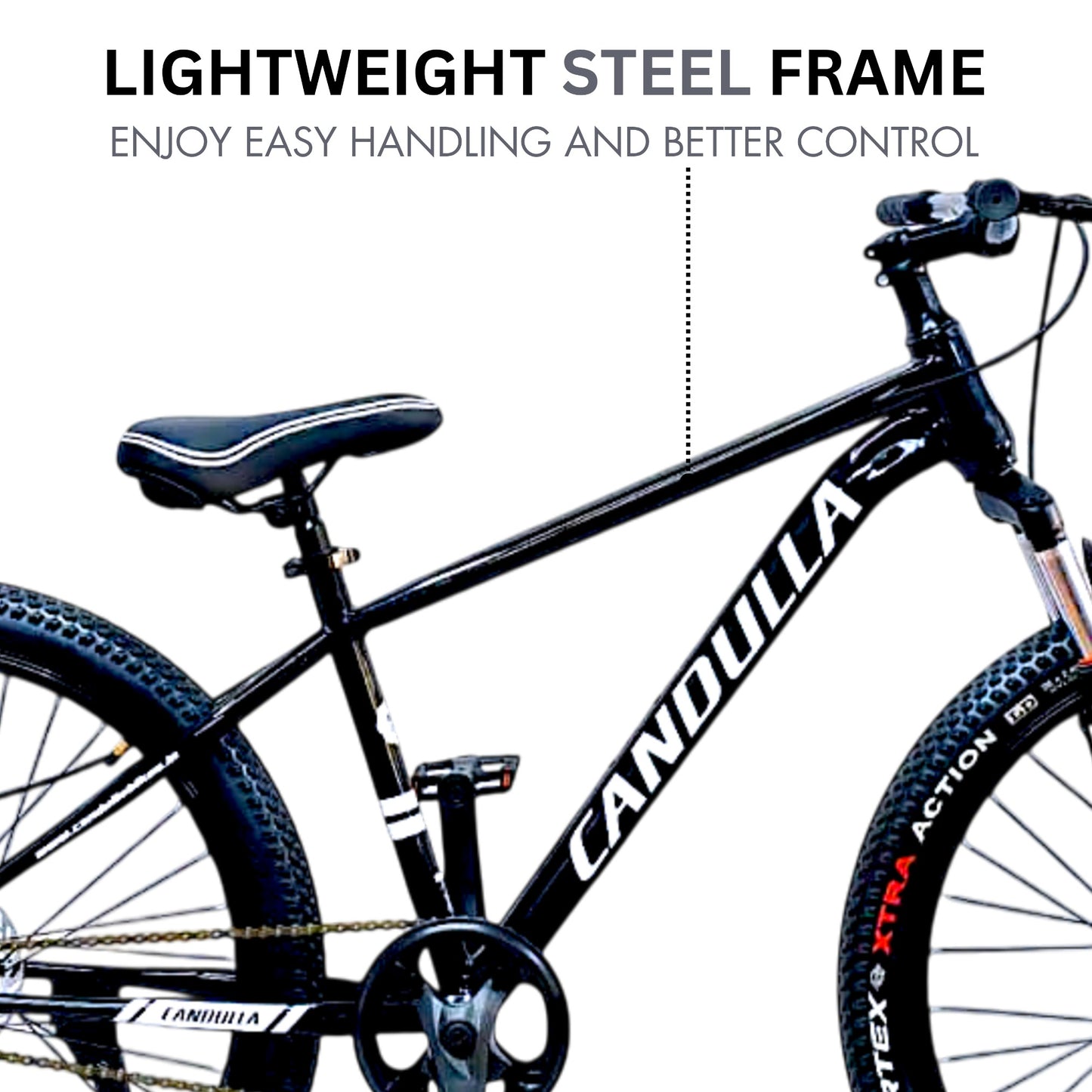 BLACK HAWK Single Speed MTB Mountain Bike 26"