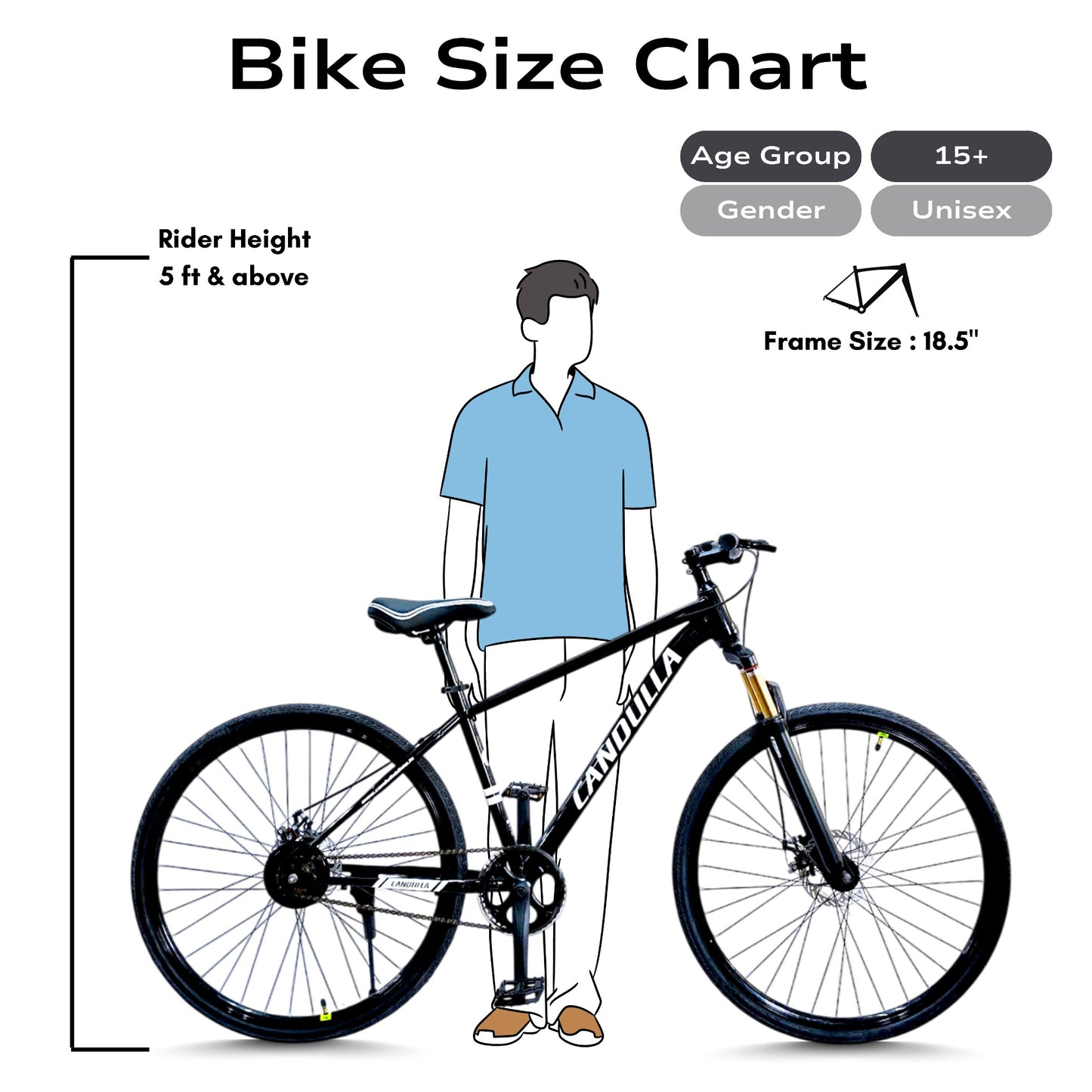 BLACK HAWK 700X35C Hybrid Bike | Double Disc | Suspension Fork | Lightweight 700X35C Hybrid Bike | Double Disc | Suspension Fork | Lightweight
