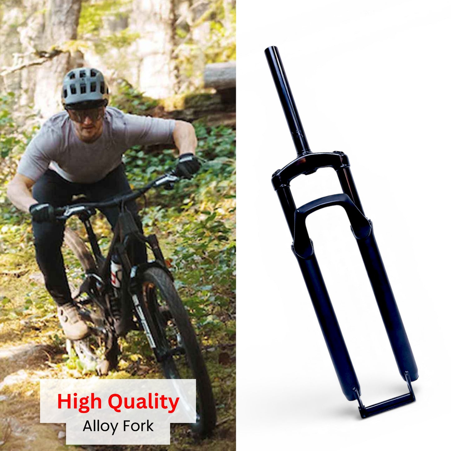 29 Inch Bicycle Suspension Fork | Heavy Duty Steel Front Suspension | MTB Cycle Fork for Mountain Bike