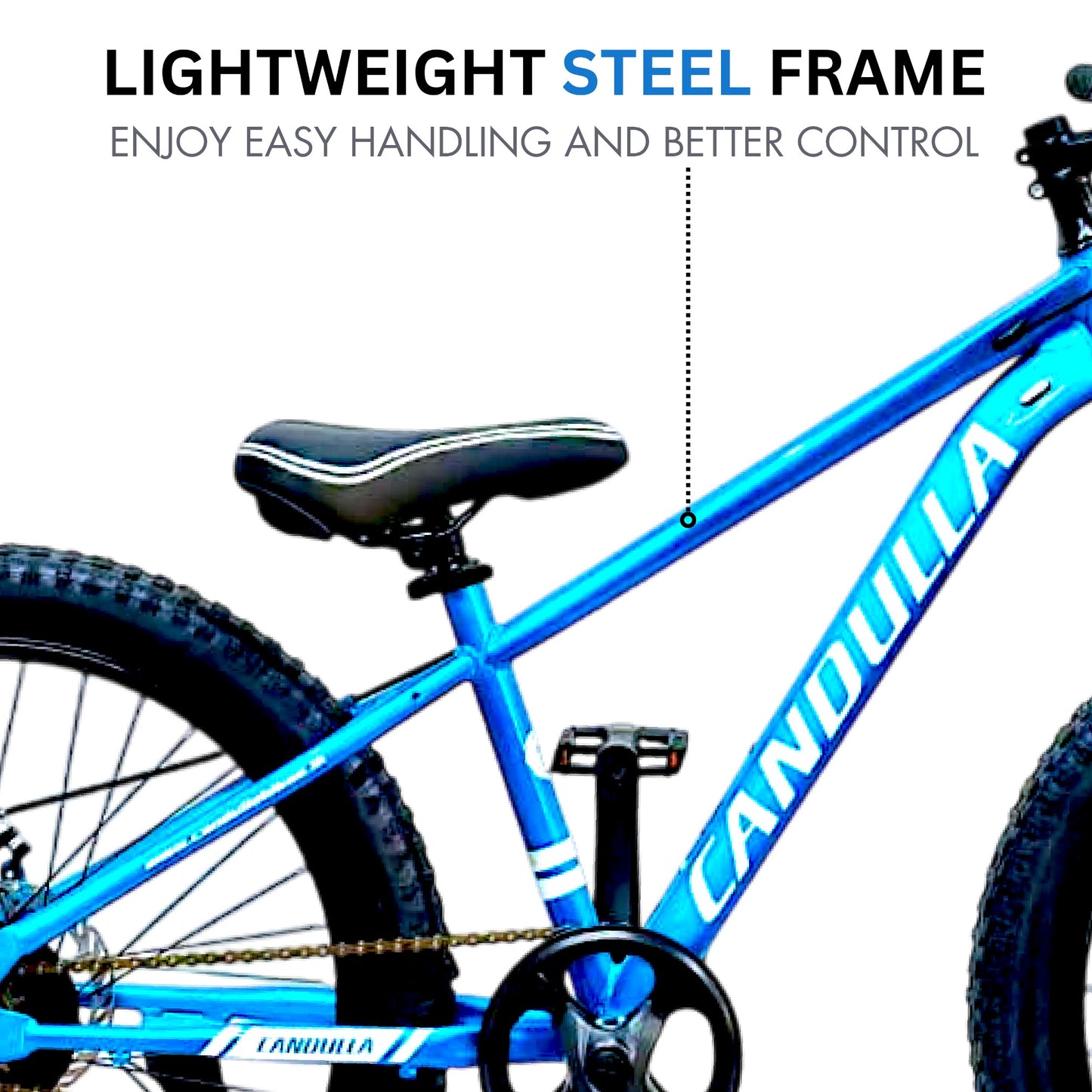 GLACIER Single Speed MTB Mountain Bike 24"