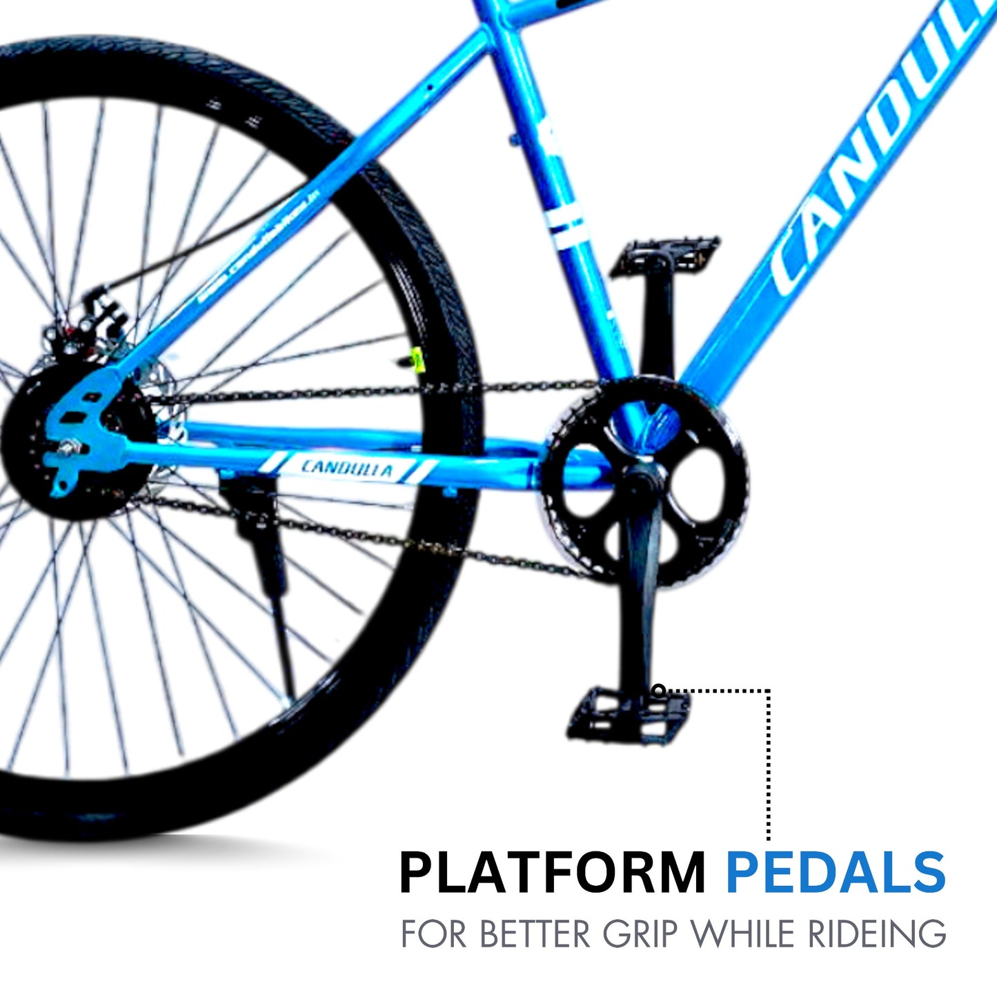 GLACIER 700X35C Hybrid Bike | Double Disc | Suspension Fork | Lightweight 700X35C Hybrid Bike | Double Disc | Suspension Fork | Lightweight