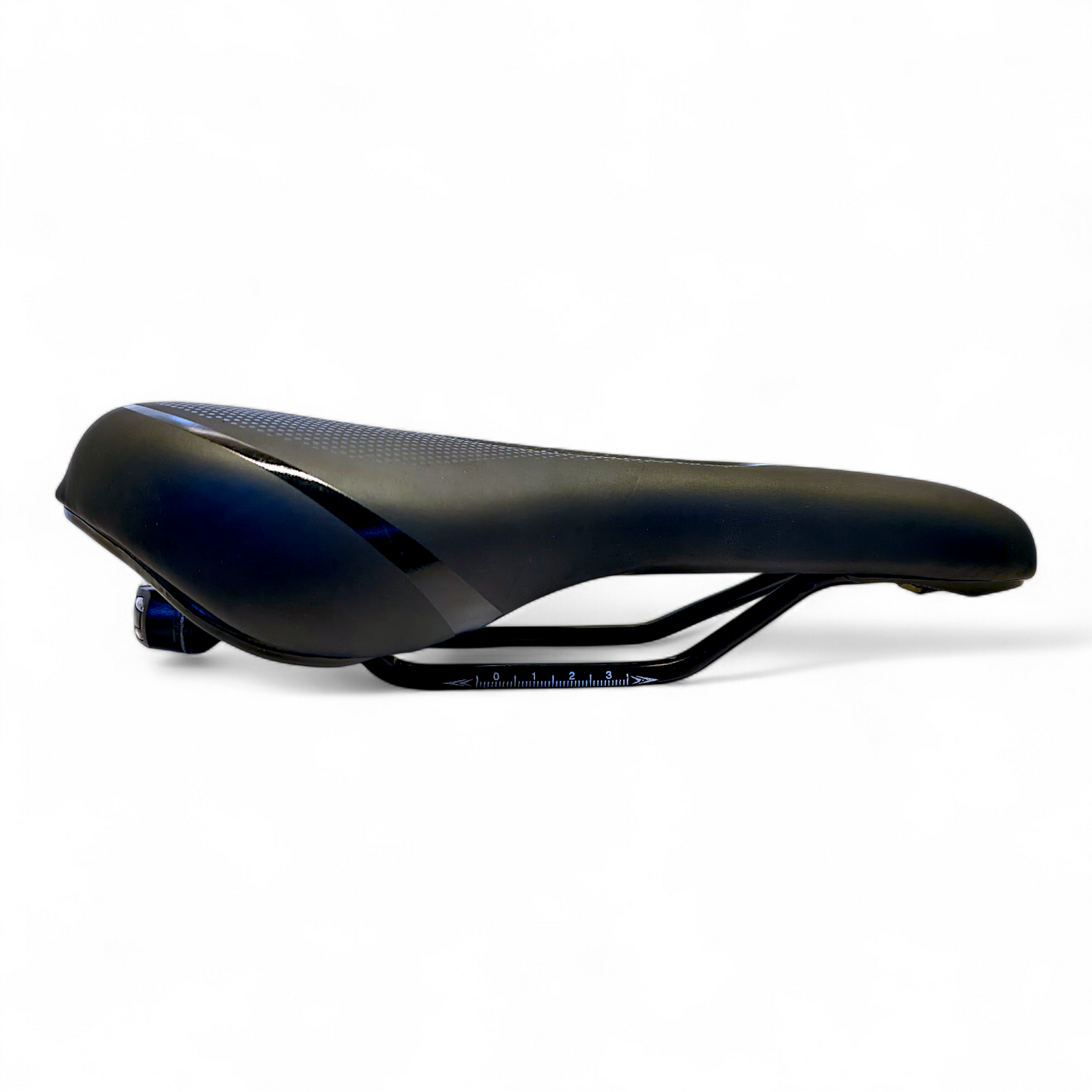 Bicycle Saddle with Integrated Dual-Color LED Tail Light