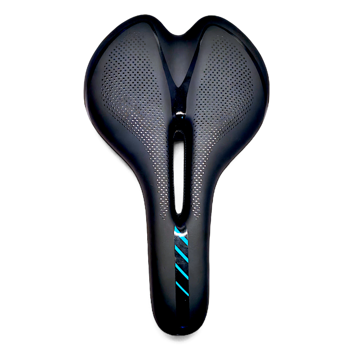 Bicycle Saddle with Integrated Dual-Color LED Tail Light