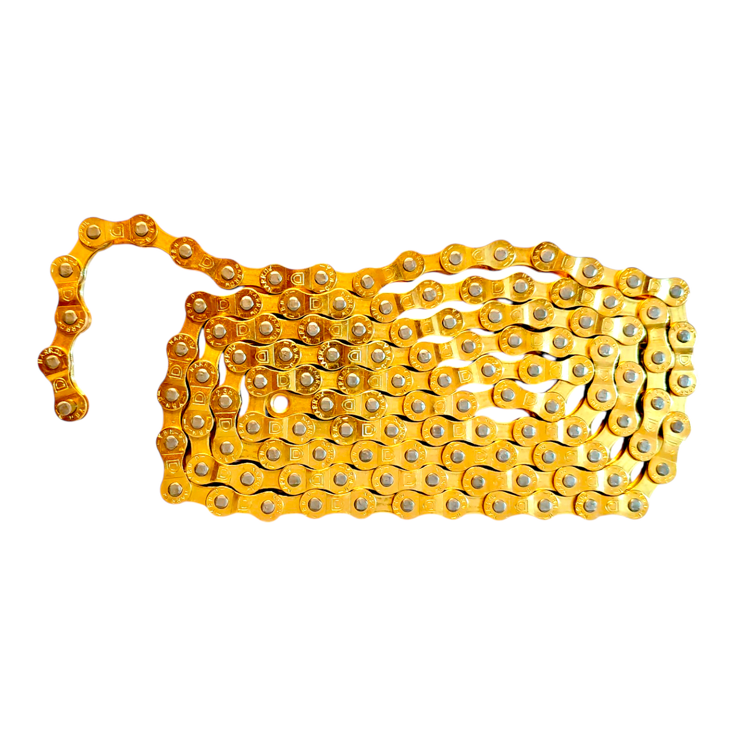 Gold Bicycle Chain 116 Links | Single Speed & Multi-Speed Cycle Chain | Heavy Duty Bicycle Chain