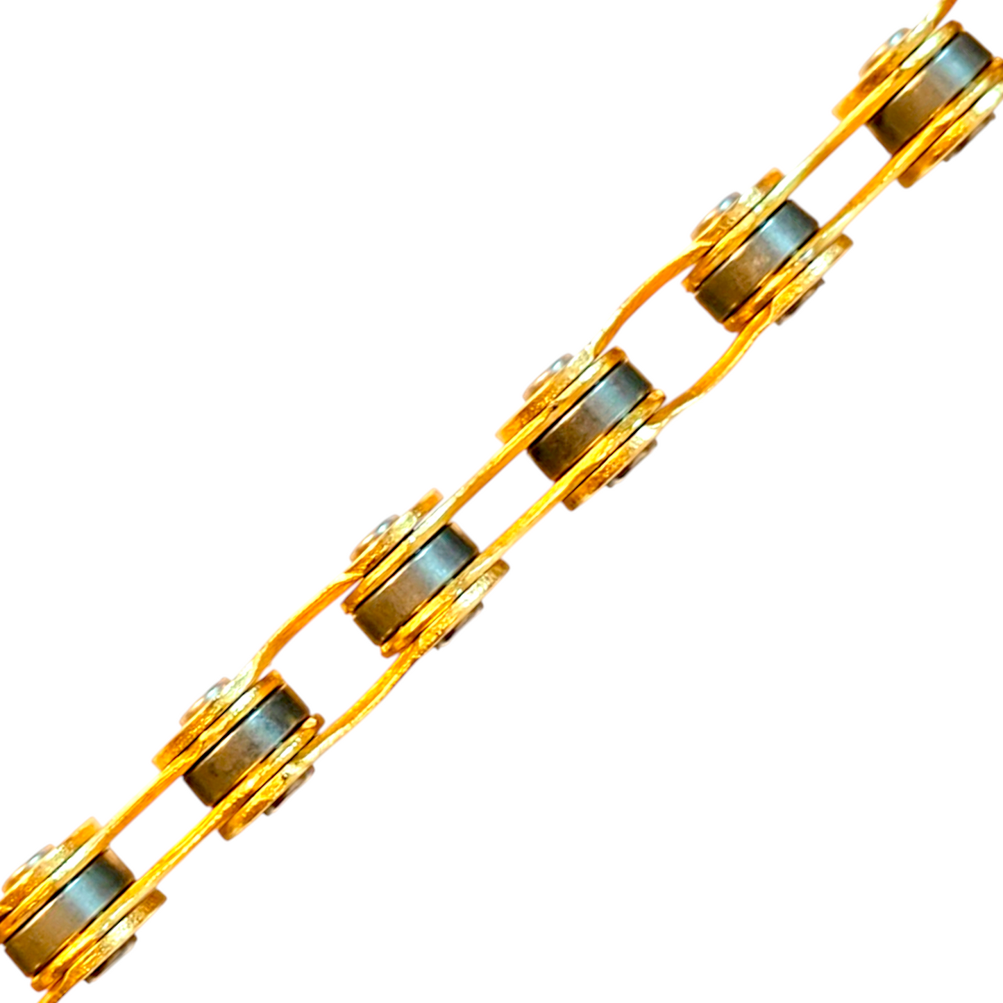 Gold Bicycle Chain 116 Links | Single Speed & Multi-Speed Cycle Chain | Heavy Duty Bicycle Chain