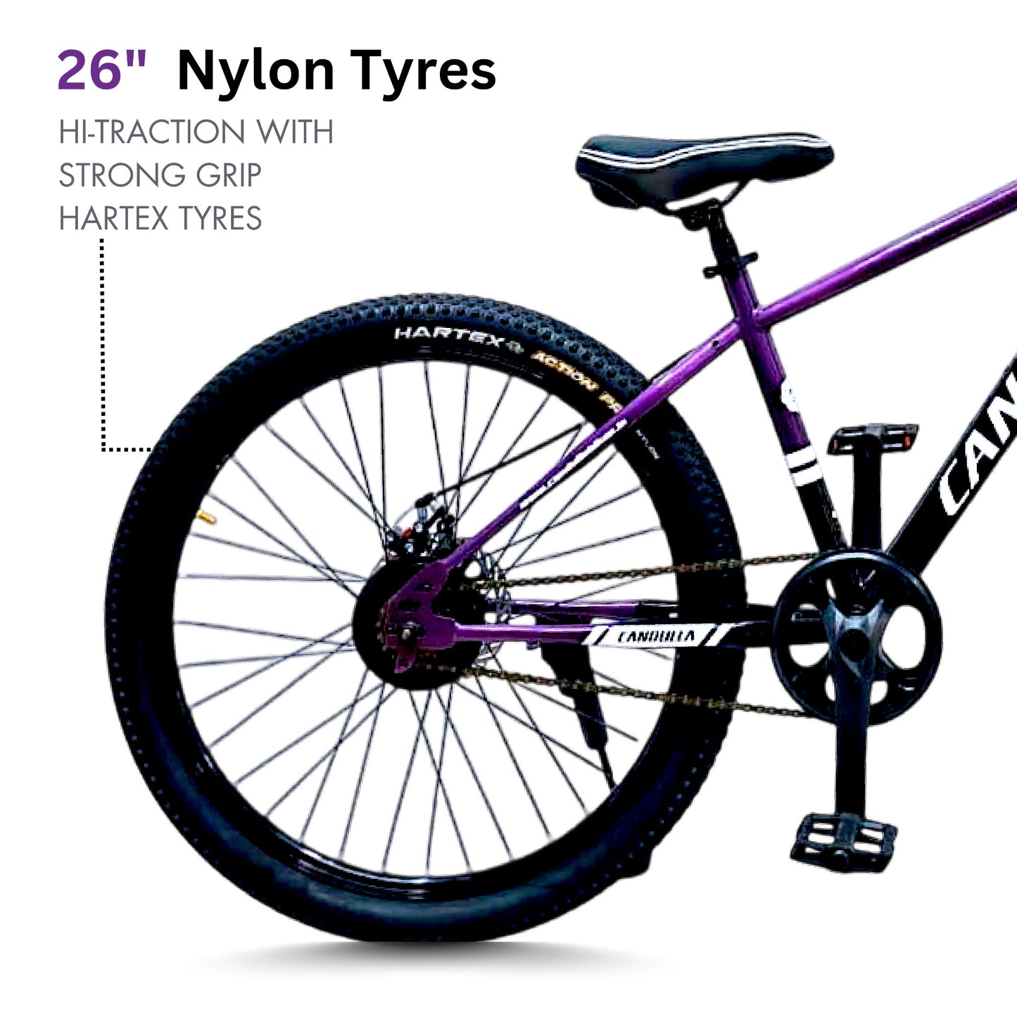 OBSIDIAN Single Speed MTB Mountain Bike 26"