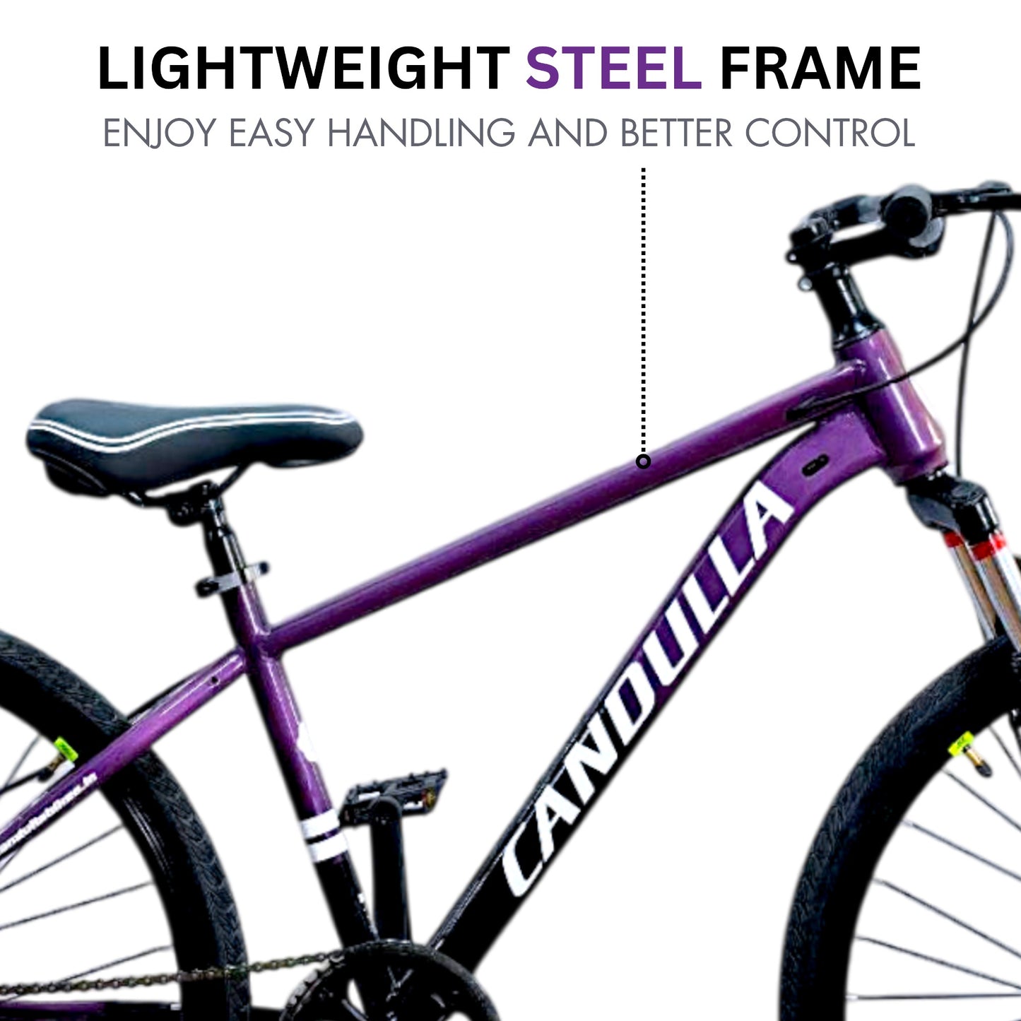 OBSIDIAN 700X35C Hybrid Bike | Double Disc | Suspension Fork | Lightweight 700X35C Hybrid Bike | Double Disc | Suspension Fork | Lightweight