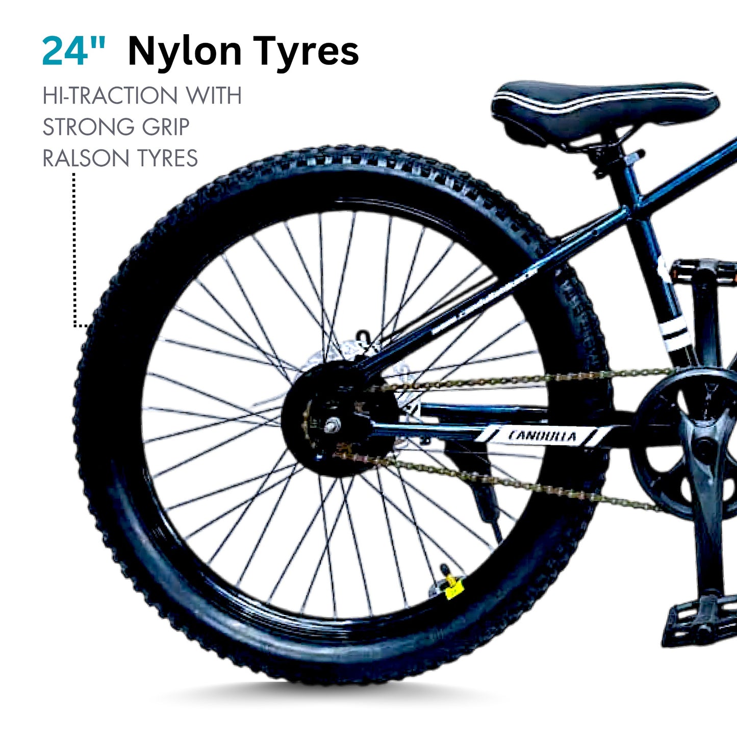 QUANTUM G1 Single Speed MTB Mountain Bike 24"