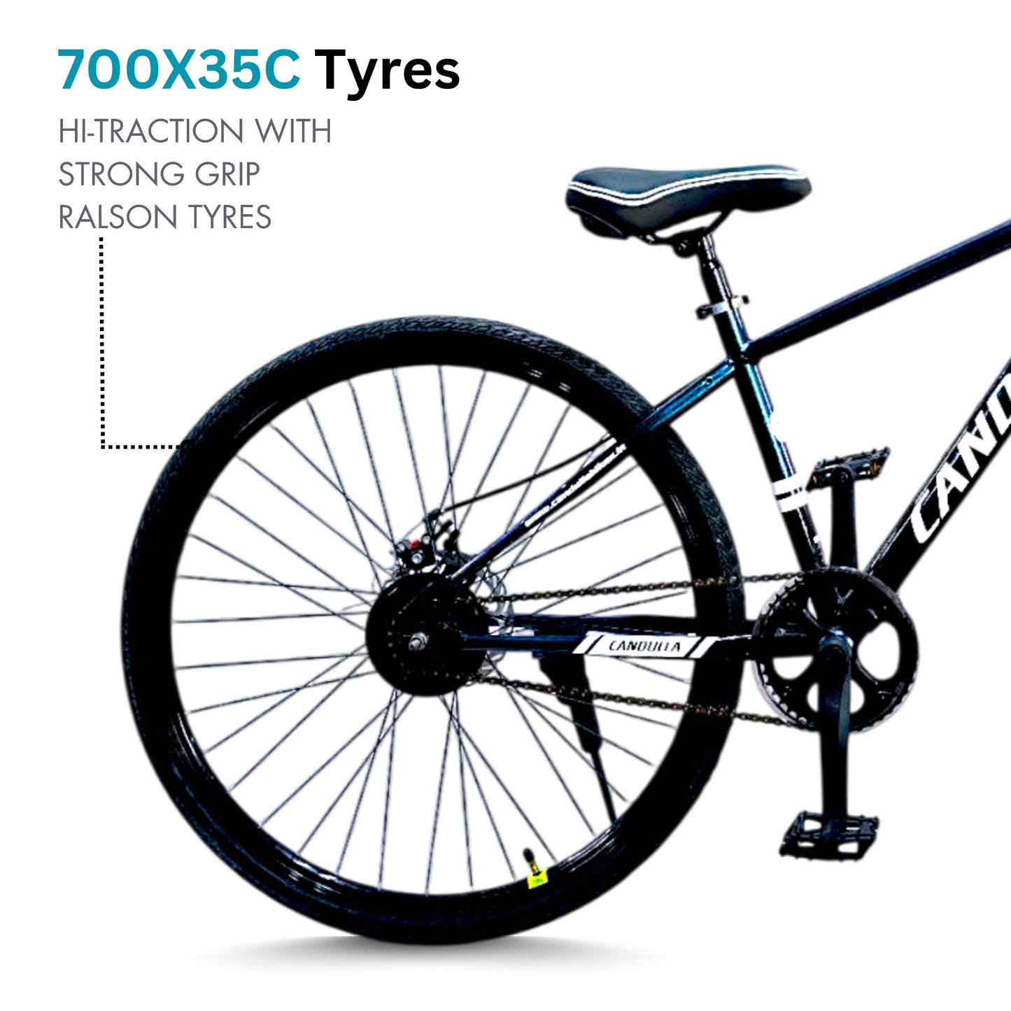 QUANTUM G1 700X35C Hybrid Bike | Double Disc | Suspension Fork | Lightweight 700X35C Hybrid Bike | Double Disc | Suspension Fork | Lightweight